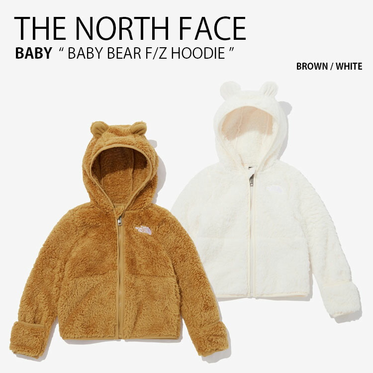 THE NORTH FACE くま耳フード ボア フリース ロンパース ピンク THE NORTH FACE くま耳フード ボア フリース ロンパース ピンク