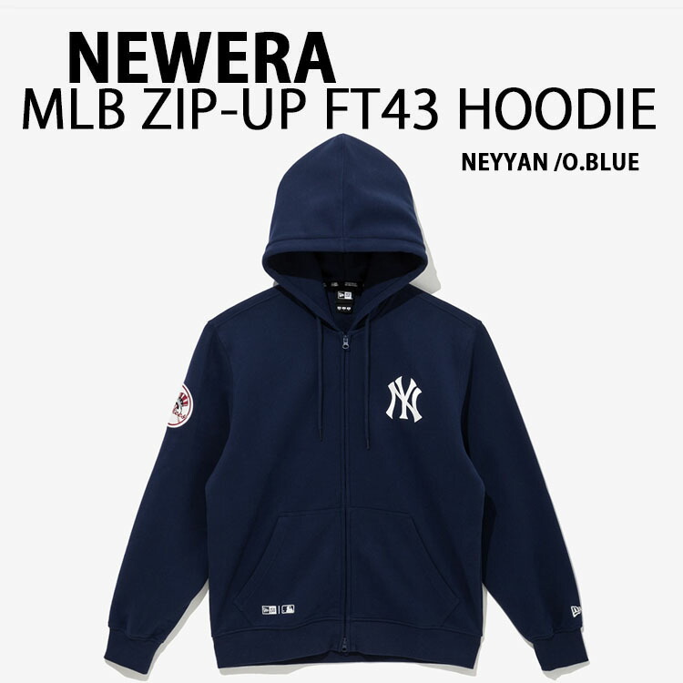 大人気★NEW ERA★MLB ZIP UP FOODIE ジップアップフーディ4色 大人気☆NEW ERA☆MLB ZIP UP FOODIE ジップアップフーディ4色
