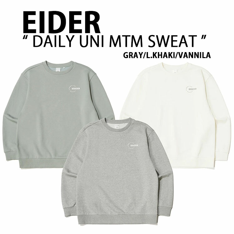 EIDER アイダー スウェット トレーナー THE SWEAT MTM SWEAT 韓国ブランド 韓国ファッション ザ スウェット マンツーマン スウェットシャツ GRAY PINK BLACK 楽天市場】EIDER アイダー スウェット トレーナー THE SWEAT MTM