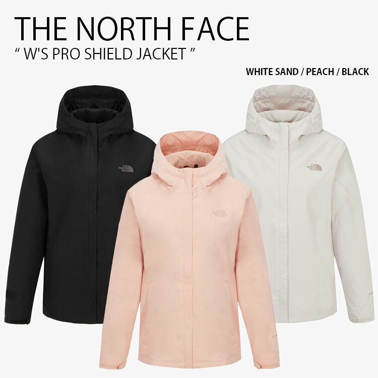 THE NORTH FACE 北の方人間の顔 レディース 牟礼上衣 W\u0027S PRO SHIELD JACKET ウィメンズ 労働者階級 遮蔽物 上衣 フーディー パーカー 雨合羽 ロゴタイプ 心地よい 表どおり 象牙色 サクラ色 黒いこと お上さん用 NJ2HR33A/B/C【中古】未当てはめる品
