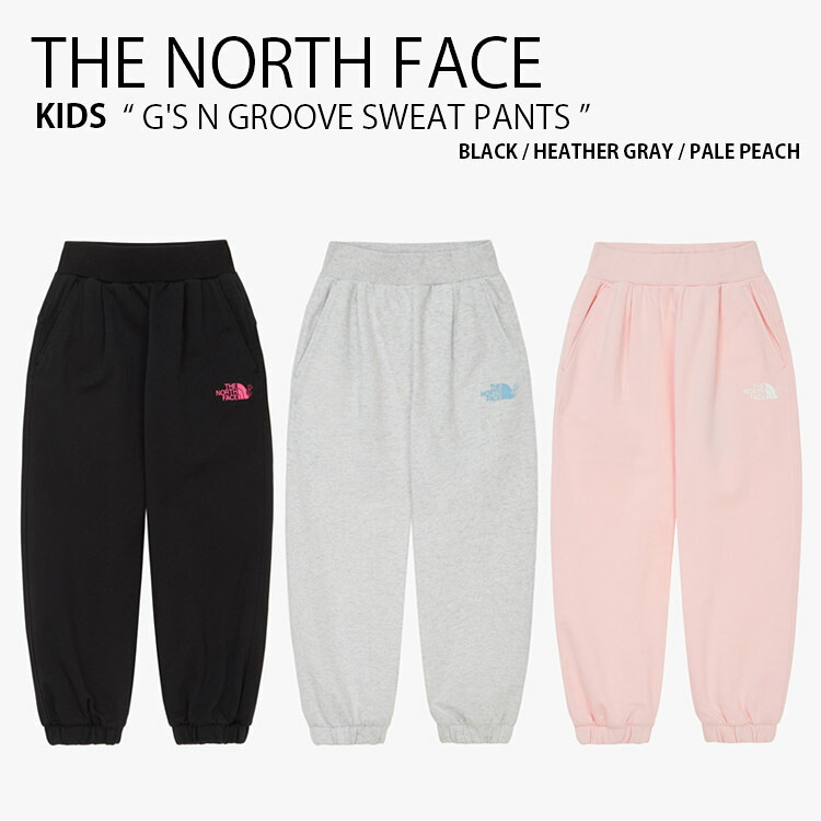 THE NORTH FACE ノースフェイス ジョガーパンツ G'S N GROOVE SWEAT PANTS ガールズ グルーブ スウェット パンツ 長ズボン イージーパンツ ロングパンツ ロゴ カジュアル ストリート スポーツ ブラック グレー ピンク 女の子 子供用 NP6KR02S/T/U【中古】未使用品｜セレクトショップ a-clo 8,378円