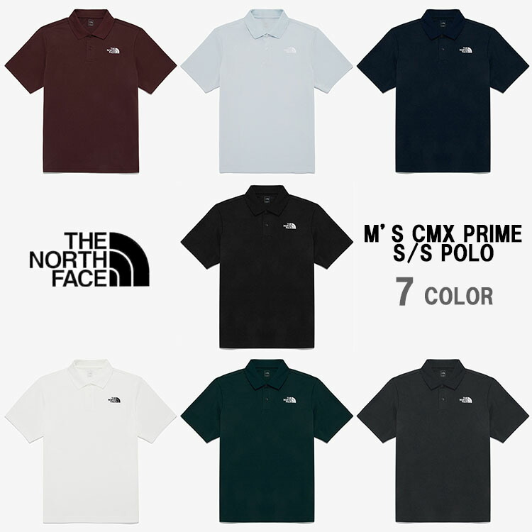 THE NORTH FACE 北の方人間の顔 スポーツシャツ M\u0027S CMX PRIME S/S POLO クールマックス ポロ 冷感原料品 BLACK NAVY CHARCOAL WINE BLUE WHITE 遊撃手衣袂 ロゴタイプ 心地好い 事務室 第一義的 NT7PR04A/B/C/D/E/F/G【中古】未当てはめる品