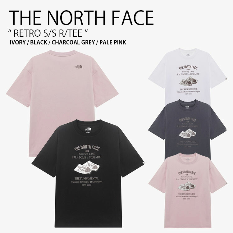 THE NORTH FACE 北の方人間の顔 プルオーバー RETRO S/S R/TEE レトロ 遊撃手捩り ラウンドのど首 紅茶プルオーバー 半袖 カットソー 厚地の外套填まる ロゴタイプ 心地よい 表どおり WHITELABEL メンズ レディース 成人男性用 お上さん用 男女共用 NT7UR05J/K/L/M【中古】未当て嵌める品