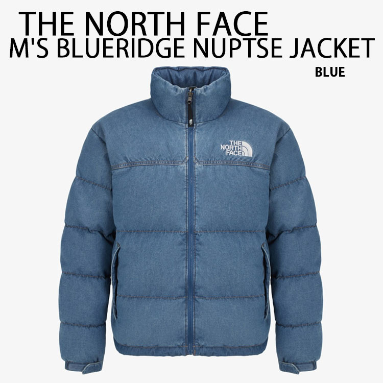 THE NORTH FACE ノースフェイス デニム ダウンジャケット M'S BLUERIDGE NUPTSE JACKET デニムダウン 限定モデル BLUE DENIM ヌプシダウン ブルーリッジ メンズ レディース NJ1DR66A【中古】未使用品｜セレクトショップ a-clo
