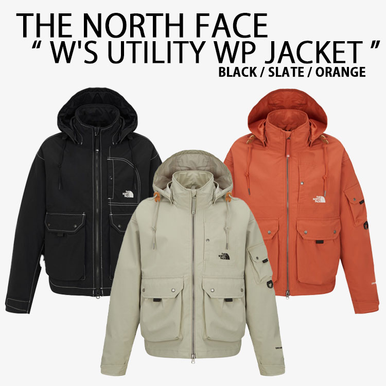 THE NORTH FACE 北の方人間の顔 レディース 山岳上衣 W\u0027S UTILITY WP JACKET ありがた味 WP上衣 雨合羽 ナイロン上衣 成人女性用 NJ2HR85A/B/C【中古】未当て嵌める品
