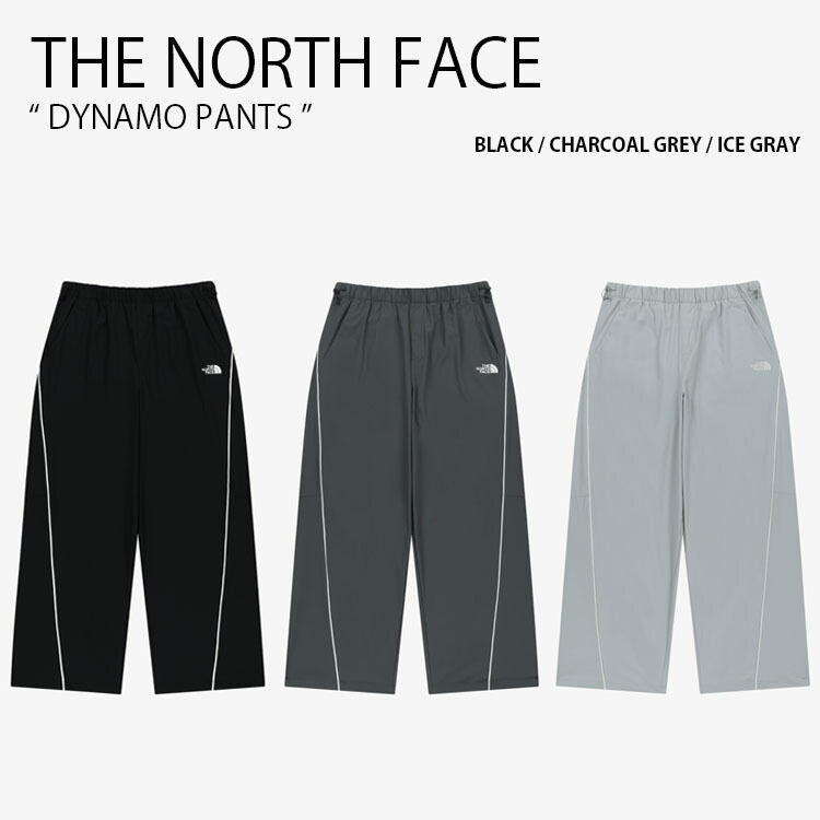 THE NORTH FACE ノースフェイス トレーニングパンツ DYNAMO PANTS ダイナモ パンツ 長ズボン イージーパンツ ロゴ カジュアル ストリート トレーニング WHITELABEL ブラック グレー メンズ レディース 男性用 女性用 男女共用 NP6NR54J/K/L【中古】未使用品