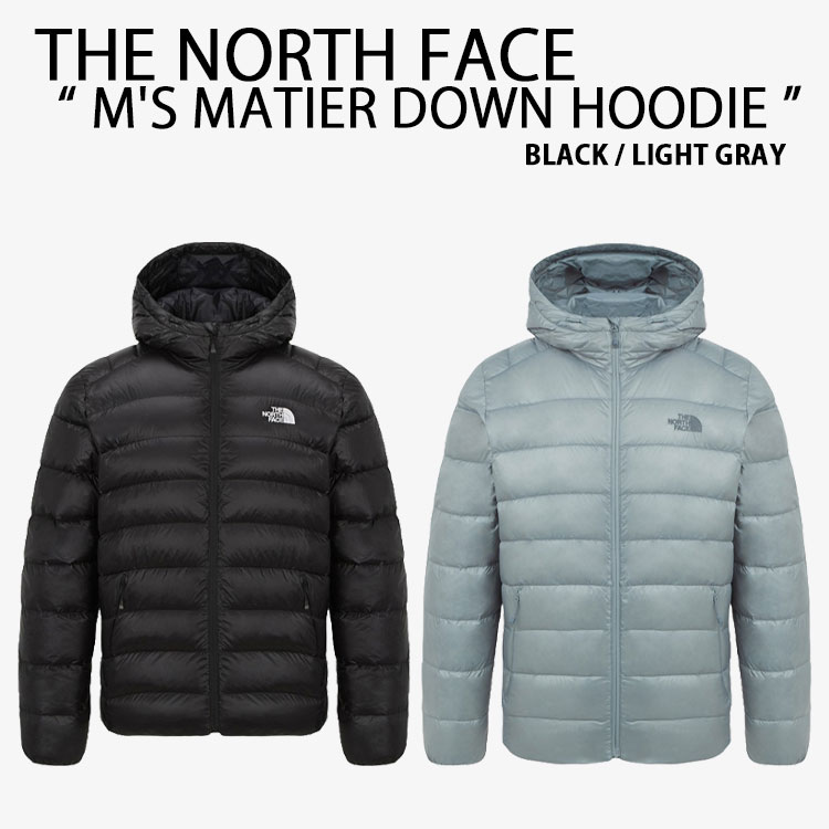 THE NORTH FACE ノースフェイス ダウンジャケット M'S MATIER DOWN HOODIE マティエダウンフーディー BLACK LIGHT GRAY パーカー 一体型 メンズ レディース NJ1DR05A/B【中古】未使用品｜セレクトショップ a-clo
