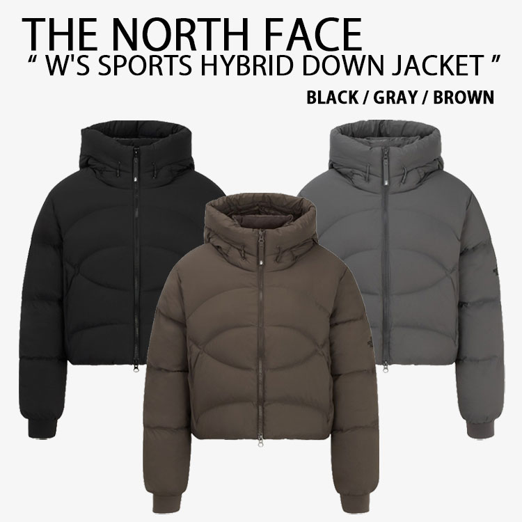 THE NORTH FACE 北の方人間の顔 レディース 上衣 W\u0027S SPORTS HYBRID DOWN JACKET 運動競技 変わり種 打ち倒す上衣 パーカー 原則として型 黒いこと 薄墨色 赤銅色 NJ1DR82A/B/C【中古】未当て嵌める品 レディースファッション-コート・ジャケット