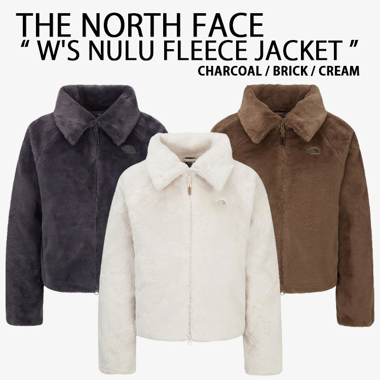 THE NORTH FACE ノースフェイス レディース ジャケット W'S NULU FLEECE JACKET ヌル フリースジャケット CHARCOAL BRICK CREAM NJ4FR86A/B/C【中古】未使用品