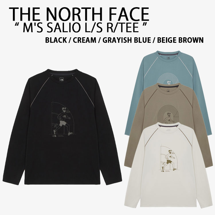 THE NORTH FACE ノースフェイス Tシャツ M'S SALIO L/S R/TEE サリオ ロングTシャツ ブラック クリーム ブルー ブラウン メンズ レディース NT7TR51A/B/C/D【中古】未使用品｜セレクトショップ a-clo