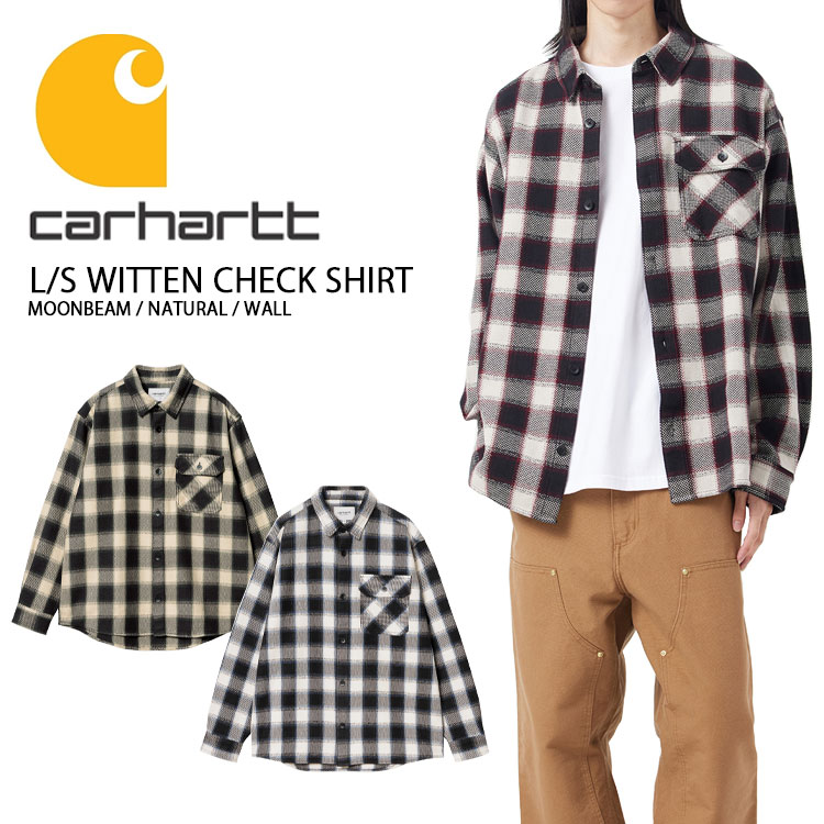 CARHARTT カーハート シャツ L/S WITTEN CHECK SHIRT ロングスリーブ ロングスリーブ ウィッテン チェック シャツ チェック柄 レッド ブルー ベージュ メンズ 男性用 CA24FWSHLS【中古】未使用品｜セレクトショップ a-clo