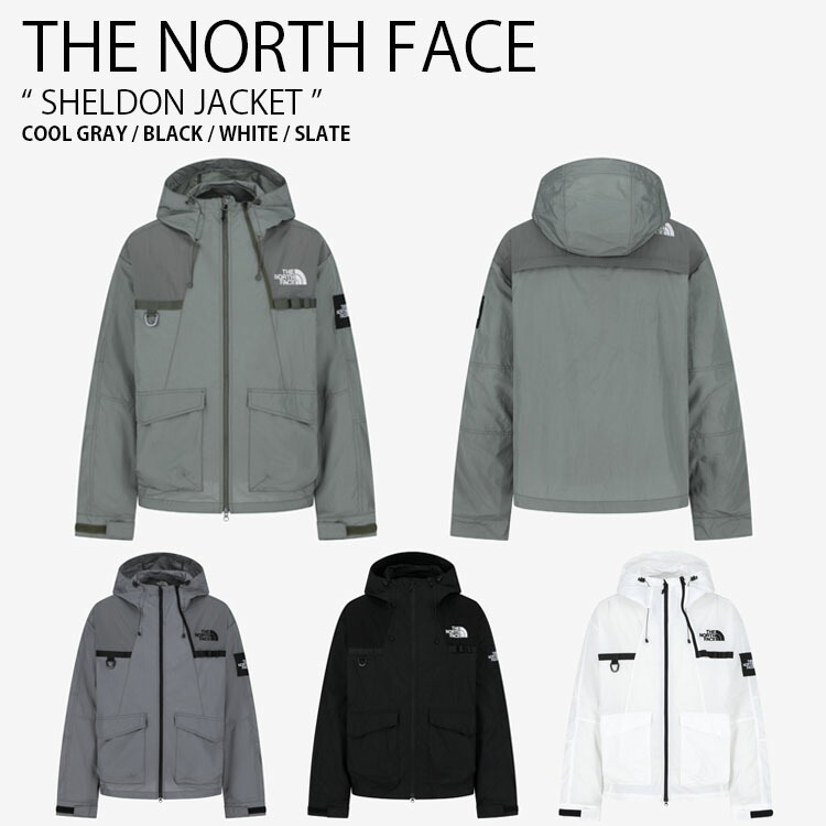 THE NORTH FACE ノースフェイス ナイロンジャケット SHELDON JACKET シェルドン ジャケット フーディ パーカー ウィンドブレーカー ロゴ カジュアル ストリート アウトドア WHITELABEL メンズ レディース 男性用 女性用 男女共用 NJ3LS01J/K/L/M【中古】未使用品