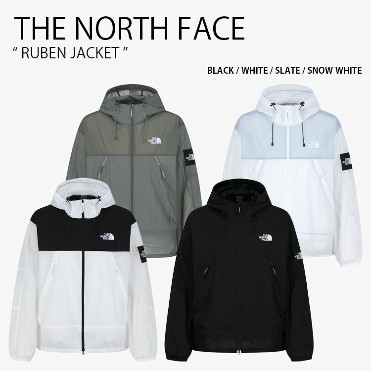 THE NORTH FACE ノースフェイス ナイロンジャケット RUBEN JACKET ルーベン ジャケット パーカー フーディ ロゴ カジュアル ストリート アウトドア WHITELABEL ブラック ホワイト カーキ ブルー メンズ レディース 男性用 女性用 男女共用 NJ3LS02J/K/L/M【中古】未使用品｜セレクトショップ a-clo