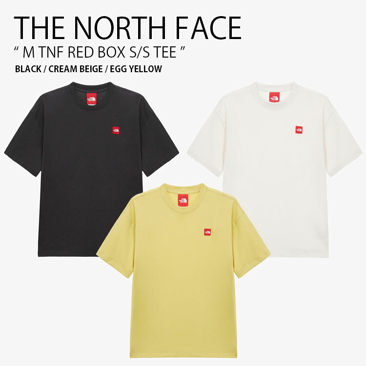 THE NORTH FACE ノースフェイス Tシャツ M TNF RED BOX S/S TEE レッドボックス ショートスリーブ ラウンドネック ティーシャツ 半袖 カットソー ロゴ カジュアル ストリート キャンプ アウトドア メンズ レディース 男性用 女性用 男女共用 NT7US29A/C/D【中古】未使用品