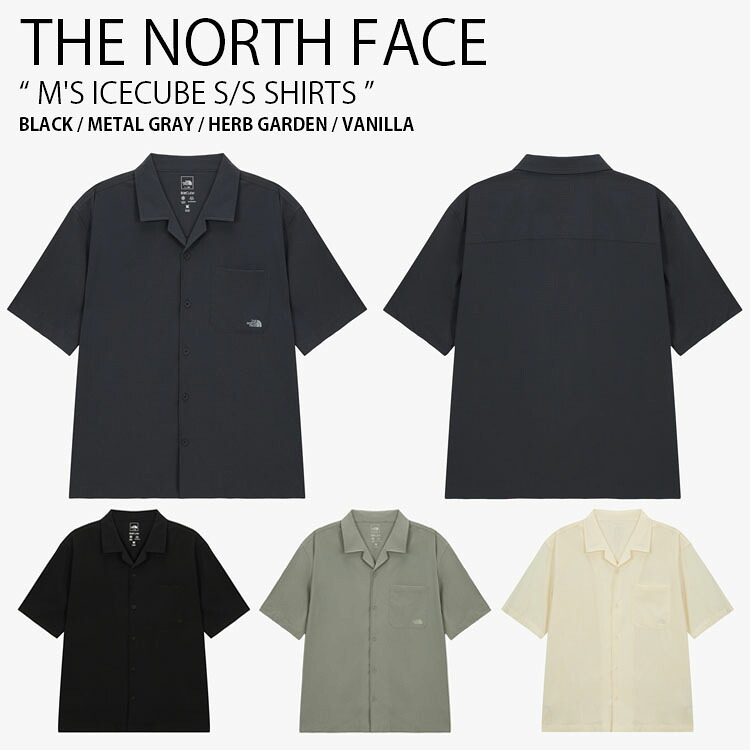 THE NORTH FACE ノースフェイス カジュアルシャツ M'S ICECUBE S/S SHIRTS アイスキューブ ショートスリーブ シャツ ナイロンシャツ レギュラーフィット 半袖 ロゴ カジュアル ストリート メンズ レディース 男性用 女性用 男女共用 NH8SS20A/B/C/D【中古】未使用品|セレクトショップ a-clo
