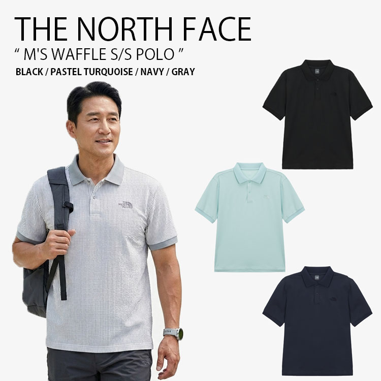 THE NORTH FACE ノースフェイス ポロシャツ M'S WAFFLE S/S POLO ワッフル ショートスリーブ ポロ 半袖 ロゴ カジュアル オフィス スポーツ ゴルフ アウトドア メンズ レディース 男女共用 男性用 女性用 NT7PS13A/B/C/D【中古】未使用品|セレクトショップ a-clo