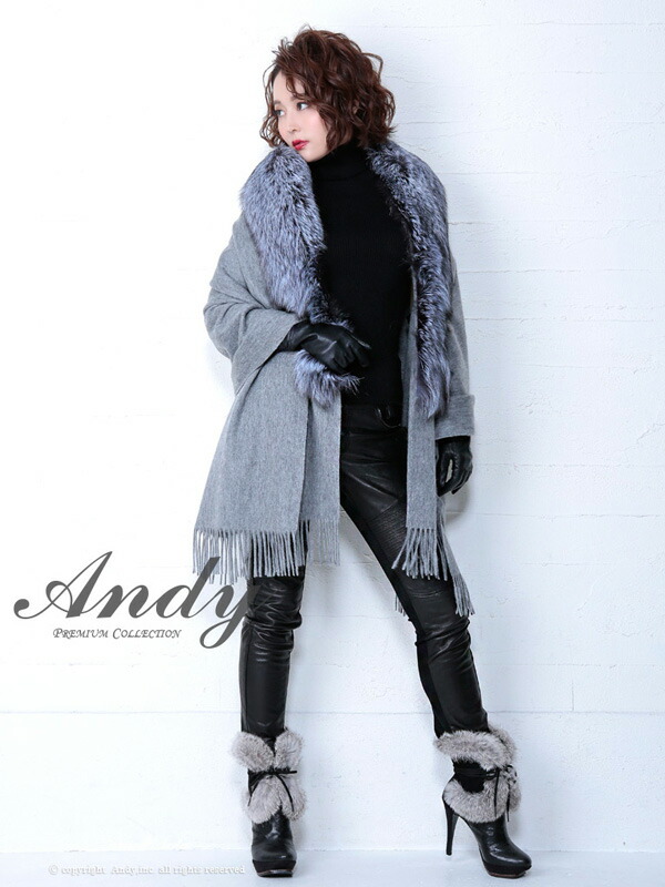 PREMIUM Andy フォックス ・ミンク ファー ショール 【公式通販】