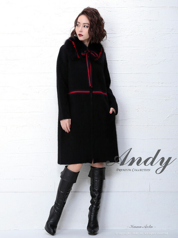 楽天市場】Andy コート AN-DY182 フォックスファー コート レディース
