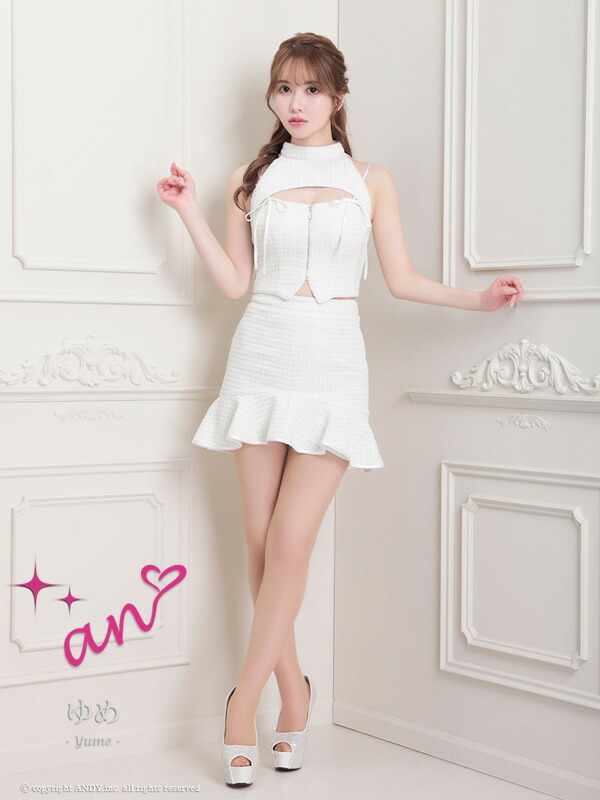Andy キャバドレスM 楽天市場】an ドレス AOC-3644 セットアップ ミニドレス Andy