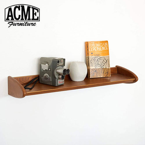 ACME Furniture BROOKS WALL SHELF-L (BR) アクメファニチャー ブルックス ウォールシェルフ L 壁掛け 小物 インテリア ディスプレイ(代引不可)【送料無料】