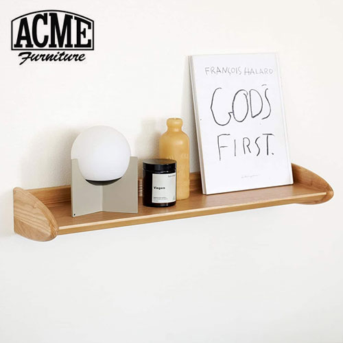ACME Furniture BROOKS WALL SHELF-L (NT) アクメファニチャー ブルックス ウォールシェルフ L 壁掛け 小物 インテリア ディスプレイ(代引不可)【送料無料】