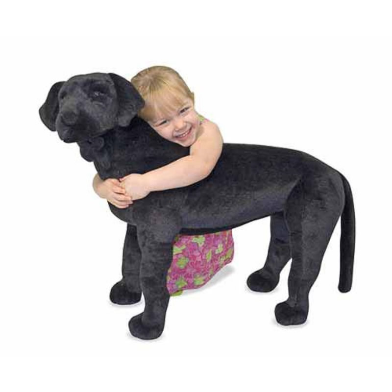動物 癒し ぬいぐるみ オンラインショップ Melissa Doug メリッサアンドダグ 黒のラブラドール 年賀状 知育玩具 82％以上節約 ジャイアント 戌年 犬
