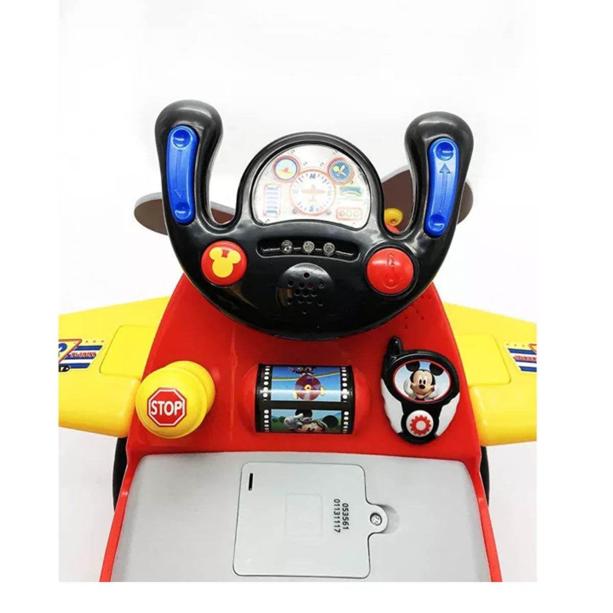 ランキングや新製品 子供 乗り物 ディズニー ミッキー マウス 飛行機 ライト サウンド 乗用玩具 足けり 12か月から3歳 通常便は送料無料
