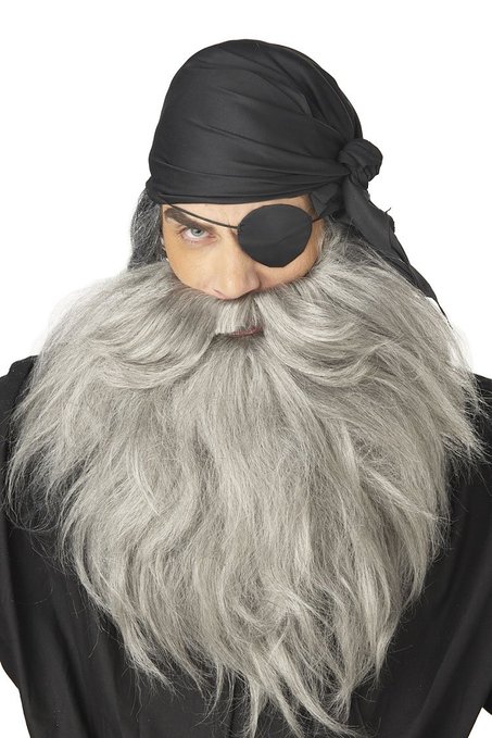 新規購入 つけひげ ヒゲ 付けヒゲ 髭 海賊 コスプレ グッズ 小道具 時間指定不可 白髪 口ひげ あごヒゲ 変装