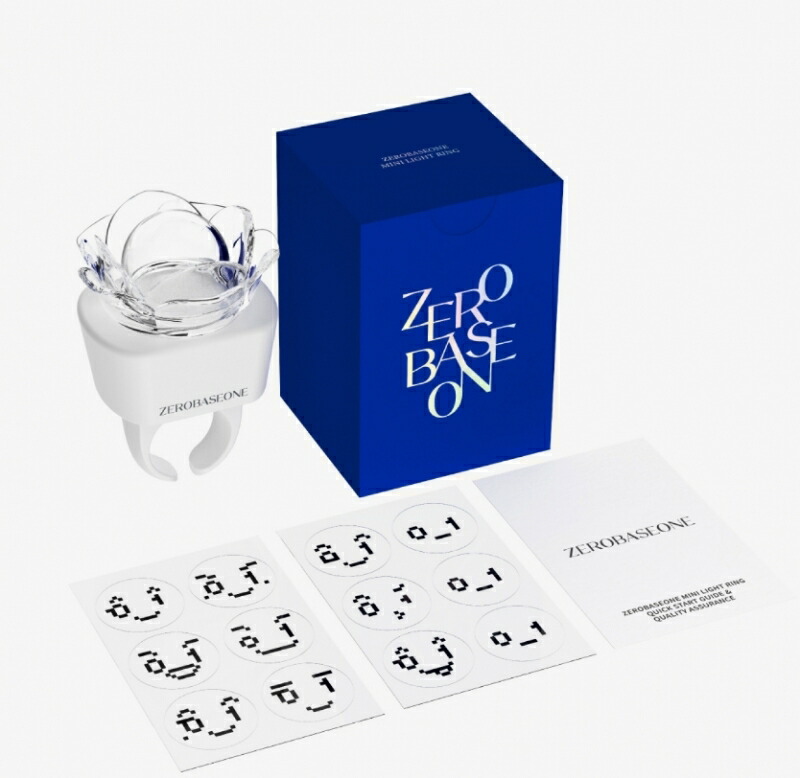 【ポイント10倍★ 5/23 20:00～】ZEROBASEONE グッズ <br>公式ミニペンライトリング <br>ゼロベースワン ZB1 K-POP【アニメイト公式】【430】