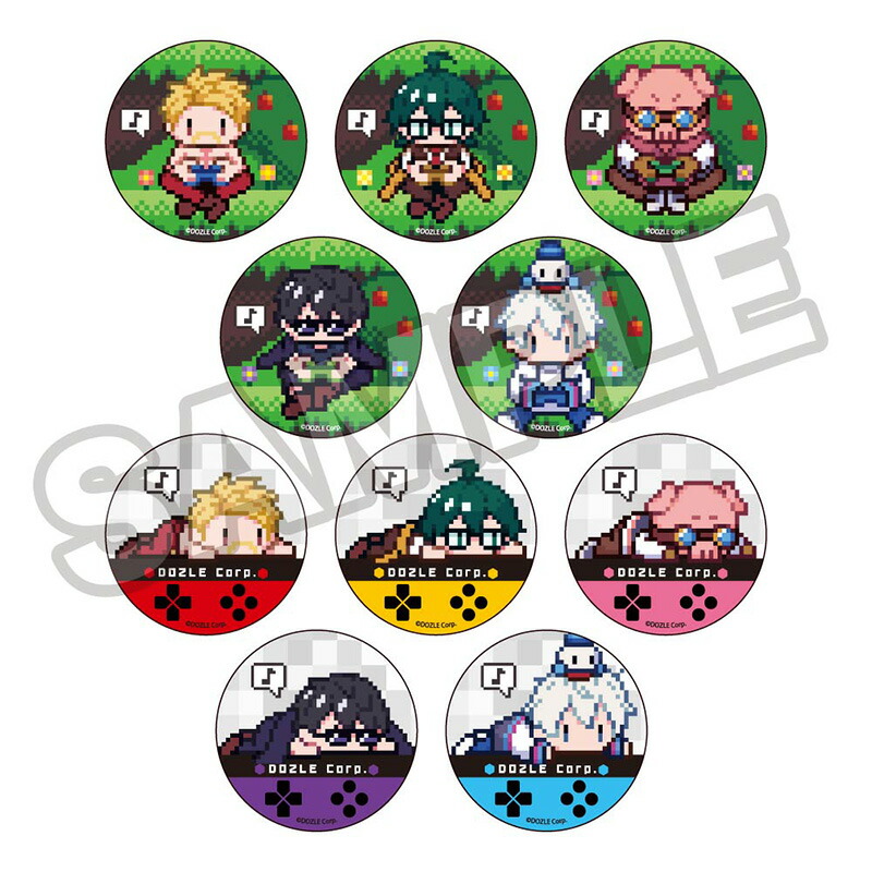 ※2026年6月中発売商品【BOX販売】 ドズル社 グッズ PIXEL ART 缶バッジ 【1SET10個入】 【アニメイト公式】【402】