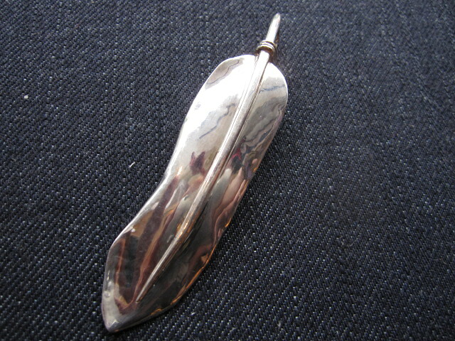 HARAJUKU STORE ORIGNAL PLANE FEATHER PENDANT (原宿実店舗オリジナル 925シルバーペンダント) 【ペンダントトップのみ(ネックレス無し)】【完全受注製作 職人さんハンドメイド 日本製】 ご注文より納期約二週間 送料無料