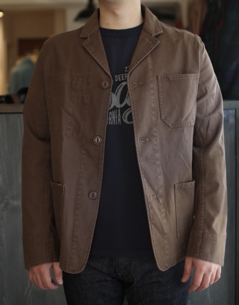 ★今日このごろ尖んがり10倍!★SMART SPICE(スマートスパイス)\u003cBR\u003eSTRETCH URBAN WORK JACKET\u003cBR\u003e(伸ばすこと アーバンワークジャケット)気軽に羽織れる櫂時期上衣\u003cBR\u003e好いたらしい伸ばすこと綿織物出どころ 雅びやかなヴィンテージブラウン\u003cBR\u003e【貨物輸送無料 即日さし出し相応う】