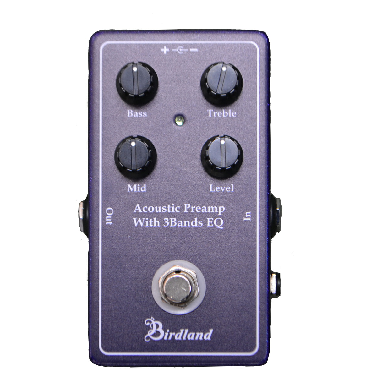 【バードランド】Birdland Acoustic Preamp 3band EQ【エフェクター】【プリアンプ】【アコースティックギター用エフェクター】【国産】