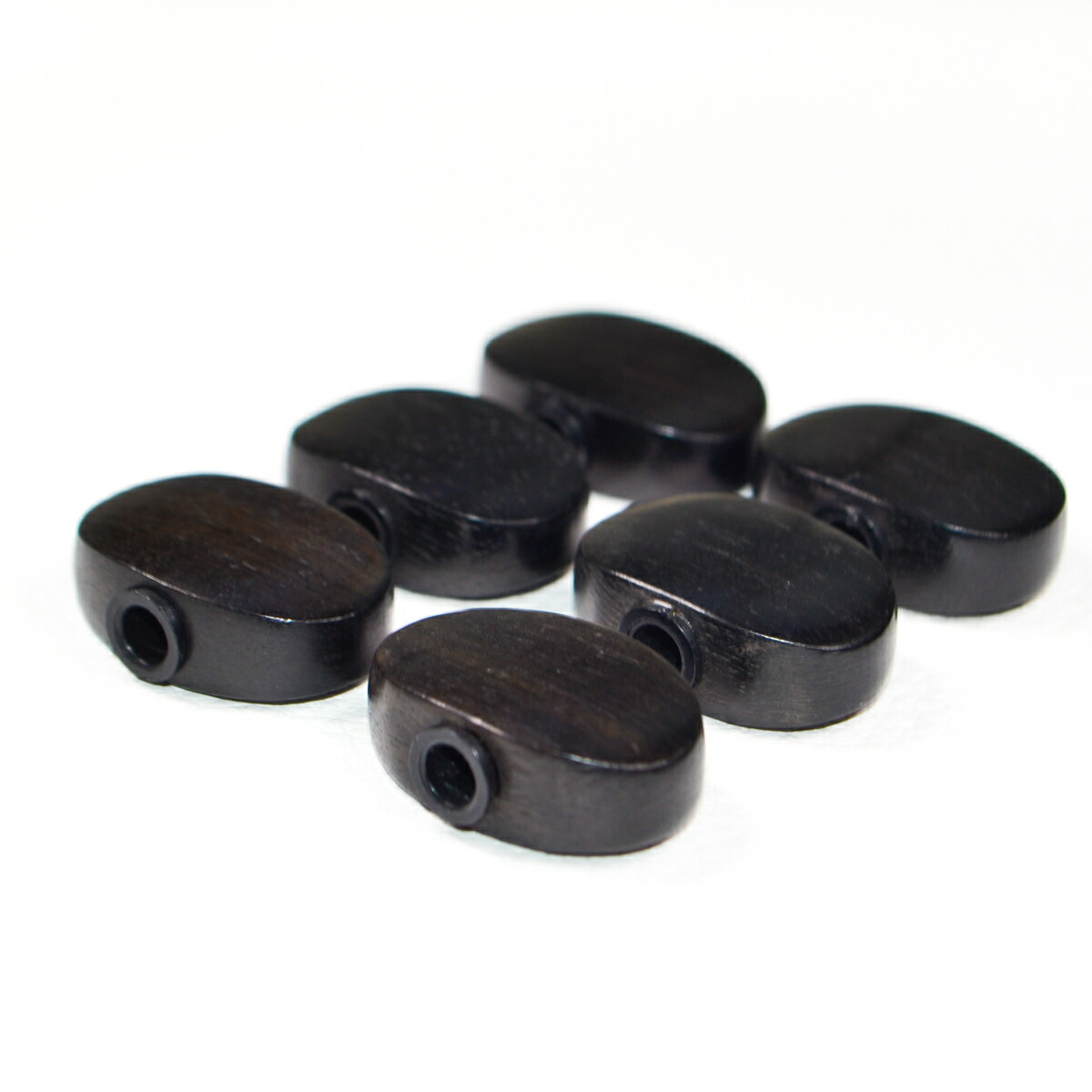 楽天市場】Birdland/ペグボタン ハーフムーン エボニー【GOTOH用