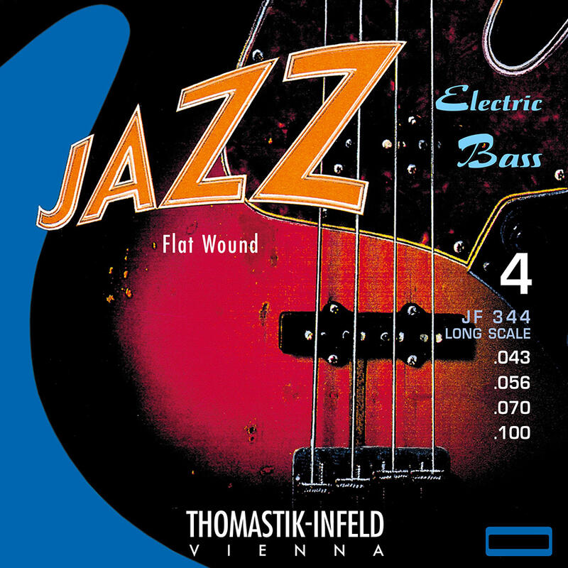 【トマスティック弦】Thomastik-Infeld JF-344 Jazz Flat Wound 43-100【フラットワウンド】【ベース用】