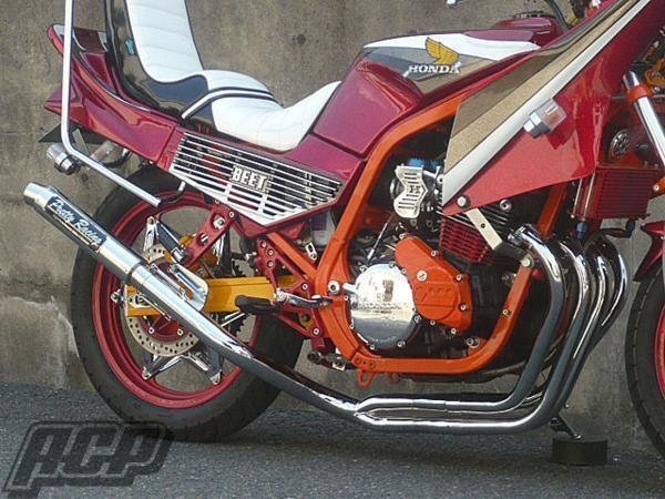 楽天市場】プリティー製 CBR400F 極 タイプ1 4-2-1 マフラー