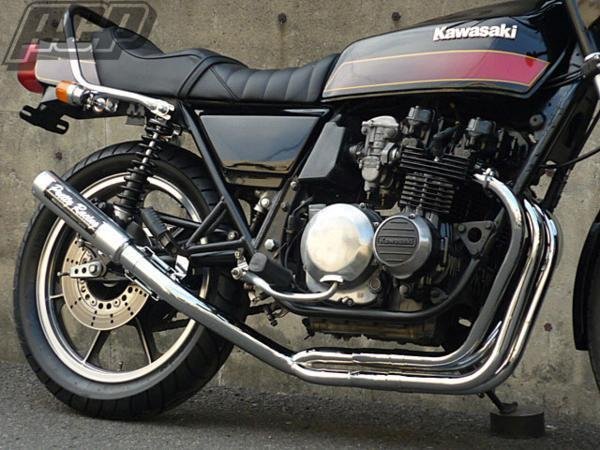 プリティー製 Z400FX Ｅ４ 流 タイプ３ 4-2-1 マフラー メッキ