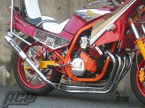 楽天市場】プリティー製 CBR400F 極 タイプ1 4-2-1 マフラー