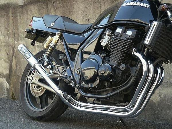 プリティー製 ZRX400/2 ~97 改 タイプ３ 4-2-1 マフラー メッキ