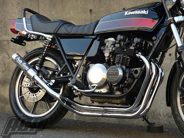 KAWASAKI Z400FX E4 プリティー製 改(タイプ２) 4-2-1 マフラー メッキ [Z400FX E4] カワサキ｜ＡＣＰ二輪サービス