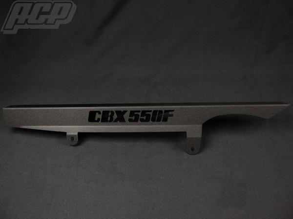 HONDA CBX550F ロゴ入り チヂミ塗装 チェーンケース 黒 [CBX550F] ACP ホンダ