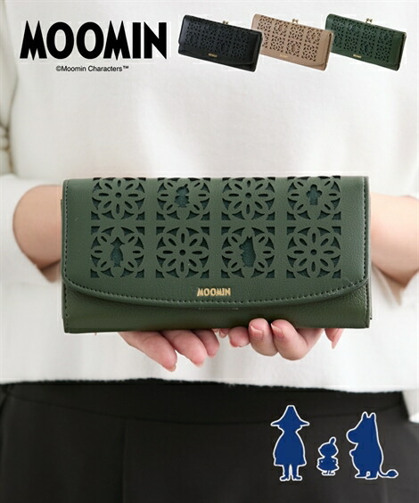 楽天市場】【ベルメゾン】 ムーミン/MOOMIN genten レザー長財布