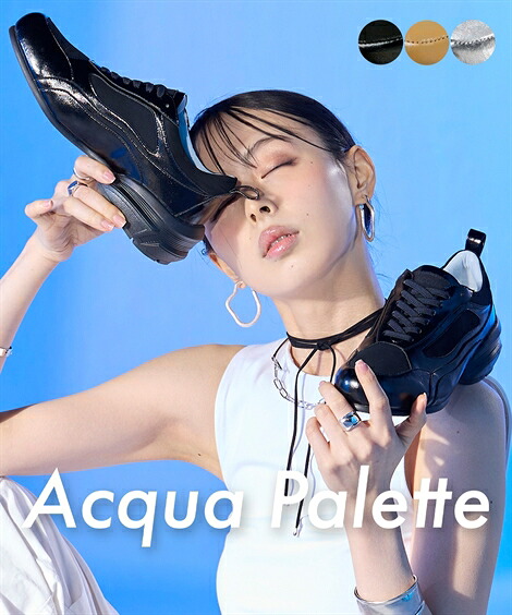 スニーカー 靴 4E 幅広 ゆったり ワイド 大きいサイズ ACQUA PALETTE アクアパレット レースアップ (アクアカルダ 送料無料)