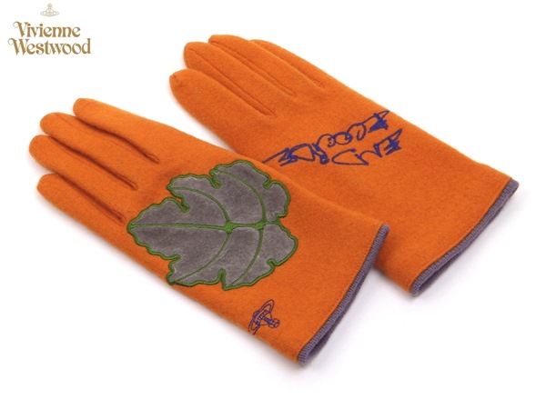 【Aya168】新品タグ付き✨ヴィヴィアンウエストウッド　手袋　羊革 新品タグ付きヴィヴィアンウエストウッド レザー手袋 羊革