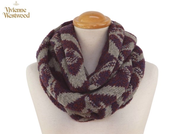 楽天市場 超特価 ヴィヴィアンウエストウッド Vivienne Westwood スヌード無料ラッピング指定可 明日楽対応商品 V1169 ギフト プレゼント ブランド オーブ マフラー 新作 Acrop