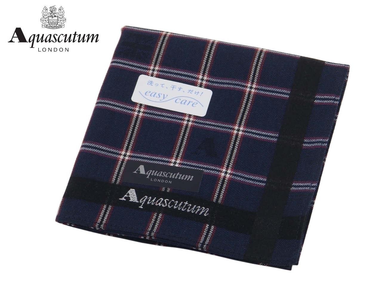 楽天市場 アクアスキュータム Aquascutum ハンカチ無料ラッピング指定可 明日楽対応商品 Aqu015 ギフト プレゼント ブランド 定番 メンズ Acrop