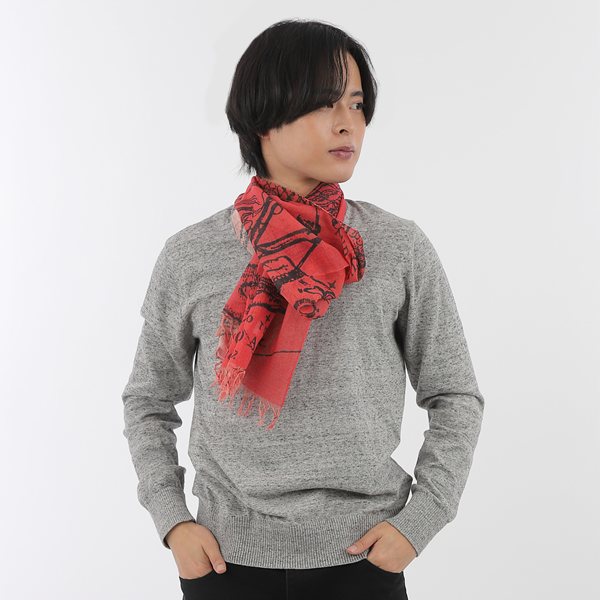 【レビュー特典対象商品】ヴィヴィアンウエストウッド　Vivienne Westwood　ロングマフラー　メンズ　ユニセックス無料ラッピング指定可　明日楽対応商品　v6119 【　オーブ　ギフト　プレゼント　プランド　綿　日本製　レディース　】｜acrop