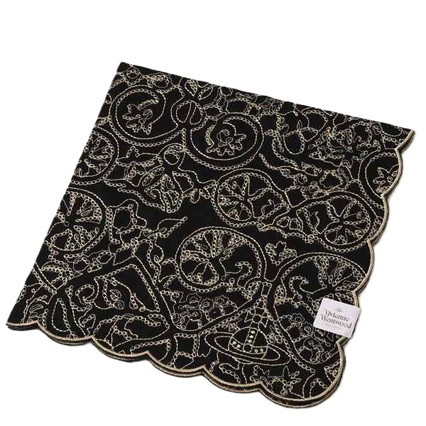 ヴィヴィアンウエストウッド Vivienne Westwood 刺繍ハンカチ 無料ラッピング指定可 明日楽対応商品 v5896 【 ギフト プレゼント ブランド 定番 】