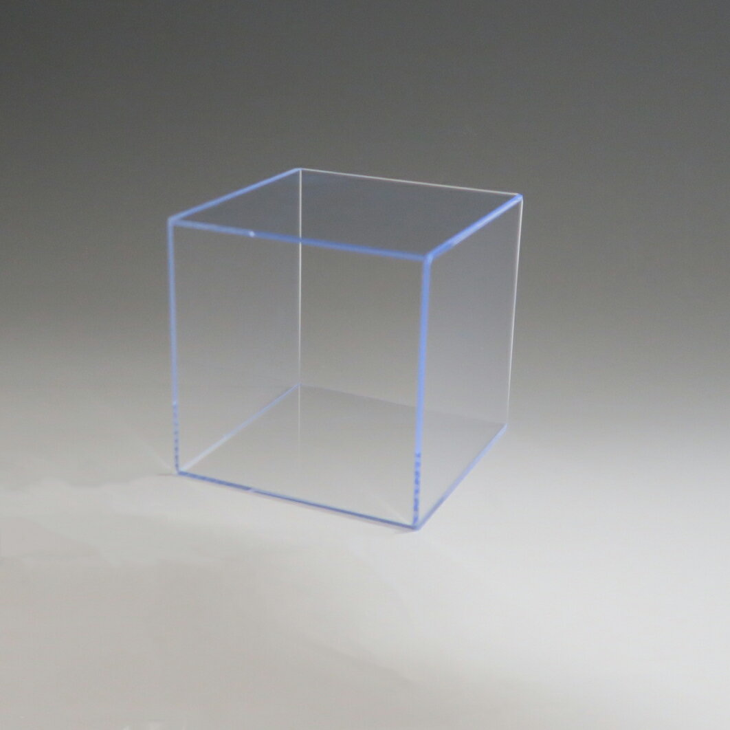 楽天市場】アクリル ボックス 蛍光レッド 100×100×100mm 背面