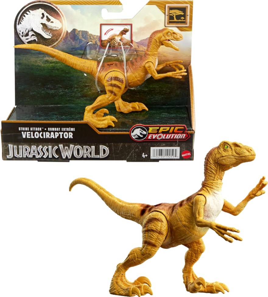 ジュラシック・ワールド ベロキラプトル マテル製 アクション フィギュア 新たなる支配者 Velociraptor Jurassic World Dominion 映画 2022 ジュラシックワールド ドミニオン ヴェロキラプトル プレゼント 恐竜 Mattel おもちゃ APP HTK60